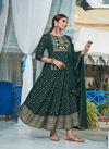 Raksha Bandhan Fancy Festive Wear Rayon Printed Long Kurti With Dupatta collection